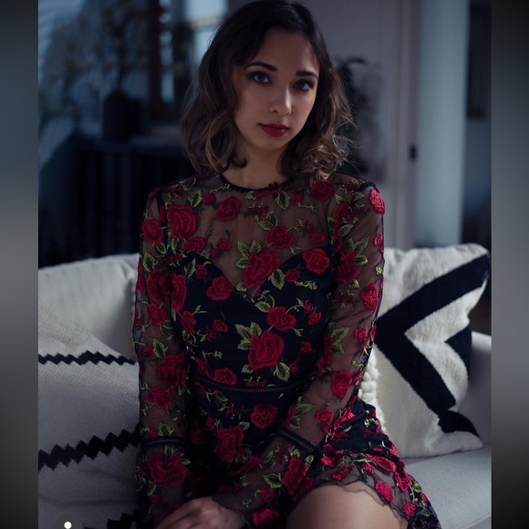 Beautiful rose dress by Saylor NY - Picture 5 of 10